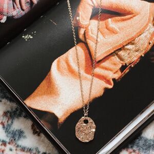 BUY NOW SALE Gold Irregular Vintage Geometry Pendant Necklace